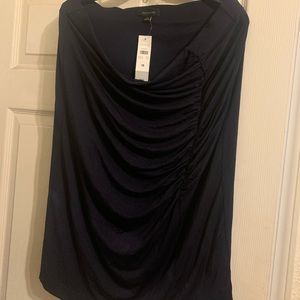 Ann Taylor navy blue skirt